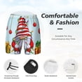 thumbnail image 5 of Haiem Funny Christmas Gnome Mens Swim Trunks with Compression Liner 2 in 1 Swimming Shorts Stretch Swimwear Quick Dry,Board Shorts-Large, 5 of 9