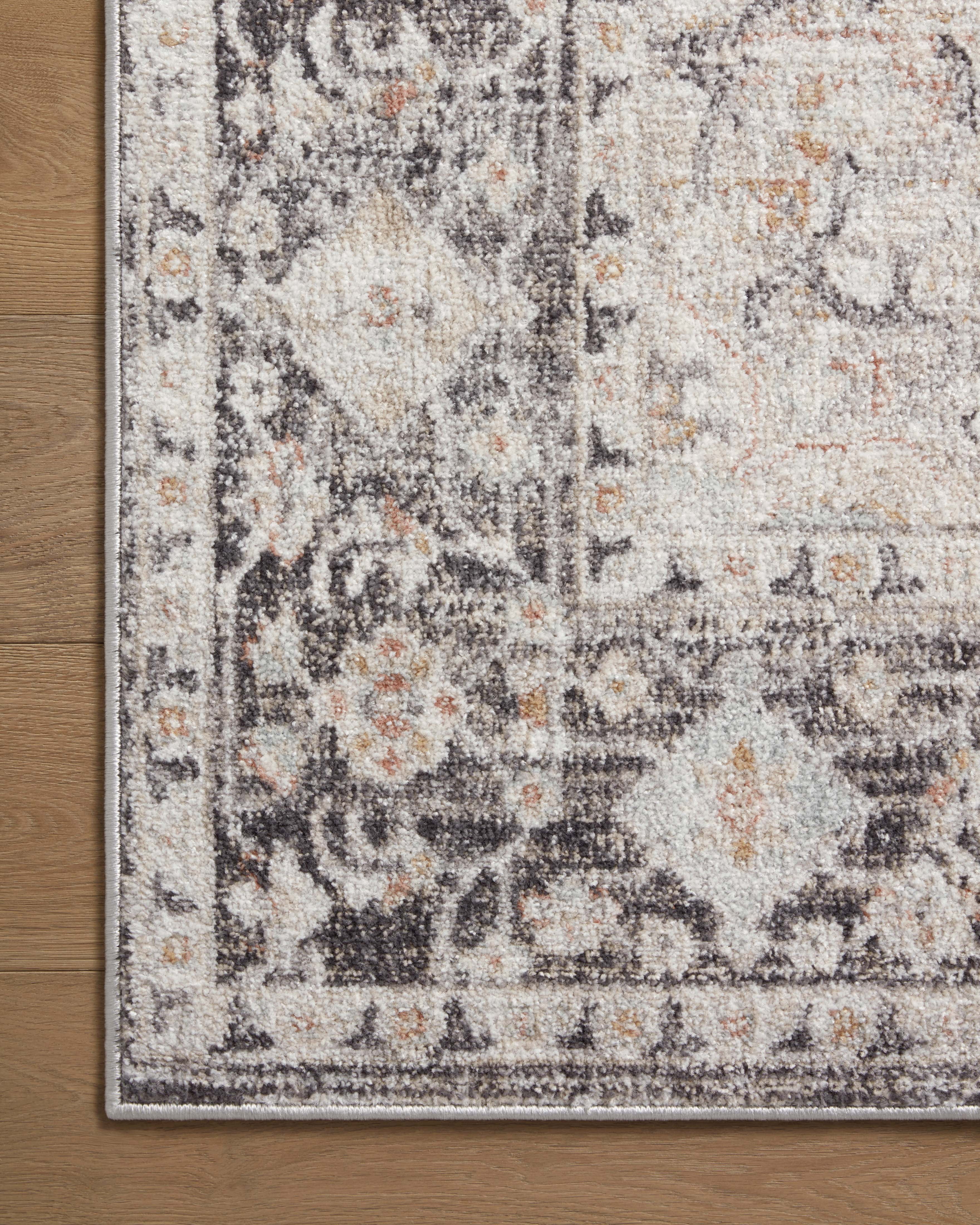 Loloi Monroe Charcoal / Multi 2'-6" x 4'-0" Accent Rug