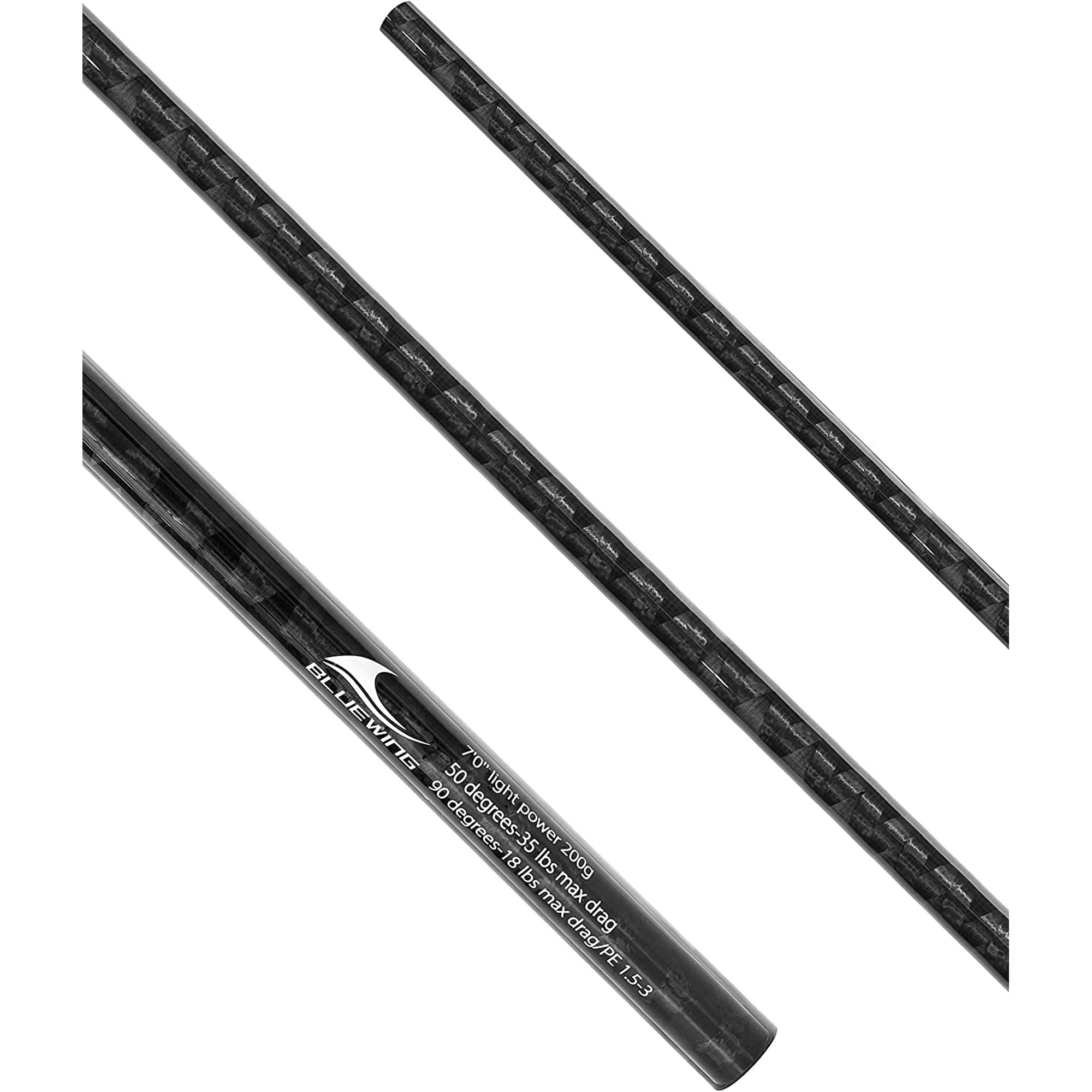 BLUEWING Fishing Rod Blanks 1 Piece Fishing Pole Carbon Fiber Fishing Rods to Create Your Favorite Rod 200g