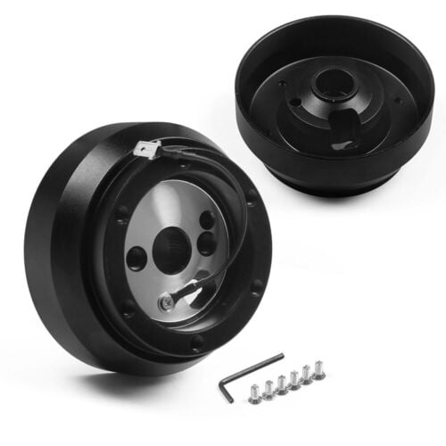 Black Steering Wheel Hub Adapter Quick Release For Jeep Chevrolet Dodge GM Buick