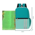 thumbnail image 2 of gcong Lightweight School Bookbag For Everyday Study Travel And Outdoor Adventures Comfortable Backpack Dark Green1, 2 of 2