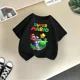 thumbnail image 3 of Camiseta de algodón de verano para niños y niñas con estampado de dibujos animados de Mario, cómoda y informal, con diseño de Sunshine, para juego de bebés y niños, 3 of 5
