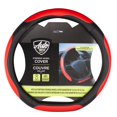 thumbnail image 5 of Auto Drive D-Bottom Sport Steering Wheel Cover Red Leather, 5 of 5