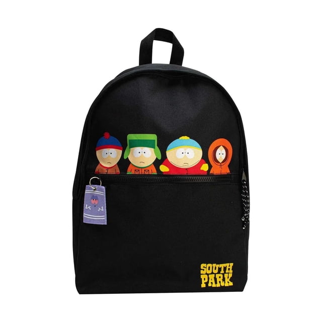 South Park - Mochila Diseño Llavero Toallín (Negro)