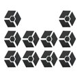 thumbnail image 1 of 10 pies invisibles hexagonales para macetas de interior y exterior, accesorio portátil, fácil de usar, elevadores de macetas., 1 of 9
