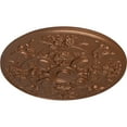 thumbnail image 3 of 31 1/4"OD x 2 1/4"P Baile Ceiling Medallion (Fits Canopies up to 6"), Hand-Painted Polished Copper, 3 of 6