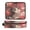 Gray-White Cat with Rose, variant on Hair Tool Organizer Bag with Heat Resistant Mat Removable Travel Storage Case for Hot Air Brushes Curling Irons Marine Life Pattern