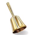 thumbnail image 1 of Super Loud Hand Barking Bell, Solid Brass Dinner Bell Service Bell Pet Training Bell Jingle Bell, Gold, 1 of 5