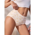 thumbnail image 5 of 3 Pack Fun Puppy Print Mid-rise No Show Briefs for Women and Girls, 5 of 9