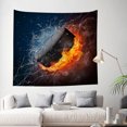 thumbnail image 3 of Tapestry Wall Hanging Hockey Fire Water Tapestries Home Decor for Bedroom Aesthetic 60 X40 IN, 3 of 3