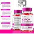 thumbnail image 4 of (2 Pack) Bliss Keto Gummies, Bliss Keto ACV Gummies Advanced 1000MG Formula, Bliss Apple Cider Vinegar Folate Vitamin B6 B12 Beet Root Pomegranate Vegan Non GMO Keto Supplement(120 Gummies), 4 of 5