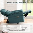 thumbnail image 5 of Korser Small Power Zero Gravity Recliner Chairs for Adults with USB&Type-C Ports for Living Room,Teal, 5 of 8
