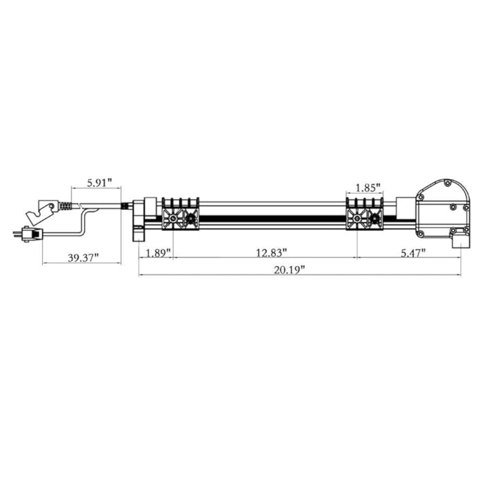 Kaidi Motor Model KDPT007-11 Linear Actuator for Power Recliner Lift Chairs