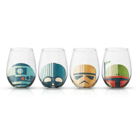 

JoyJolt Star Wars™ Helmet Hues Stemless Drinking Glasses - 15 oz - Set of 4