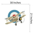 thumbnail image 4 of Cartoon Wall Decals for Boy's Bedroom - Flying Airplane Wall Sticker Decal With Easy Installation Instructions Kid's Bedroom Décor Wall Sticker - Size: 30 In x 21 In, 4 of 5