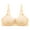 Beige, variant on Lace Bras Women Bra No Underwire Push Up Underwear Vest-Style Sleep Bra Big & Tall Size Full-Coverage Wirefree Bra, Style 3469, Rose Gold 46B