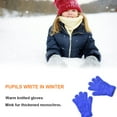 thumbnail image 4 of Guantes Qarigey para niños pequeños de punto de invierno color negro, 4 of 6