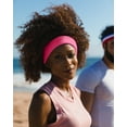 thumbnail image 6 of Suddora Adult Solid Color Sweatband Headband, Neon Pink, 6 of 7