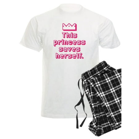 

CafePress - This Princess Saves Herself - Men s Light Pajamas