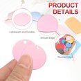 thumbnail image 3 of Uxcell Metal Round Stamping Blanks Tags for Engraving and Crafting Projects Pink 1.6", 3 of 7