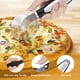 thumbnail image 4 of Rueda cortadora de pizza, cortadora de pizza, cuchilla de acero inoxidable, con diseño ergonómico y cubierta protectora, fácil de lavar, 4 of 5