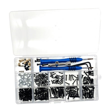 

RC Screw Hardware Fasteners Accessories DIY Tool with 2.0 3.0 Phillips Screwdriver for 12423 12427 RC Car 1/12 RC Car Upgrade