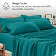 thumbnail image 3 of Bare Home Pillowcase Set - Premium 1800 Collection - Double Brushed - Ultra Soft - King Size, Emerald, 4 Count, 3 of 7