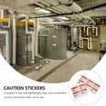 thumbnail image 3 of FRCOLOR 10pcs High Temperature Don't Touch Signs Warning Stickers Self-adhesive Stickers, 3 of 4