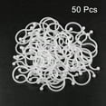 thumbnail image 2 of Twist Lock Cable Wire Ties Nylon U Shape Save Place 22mm Dia White 50 pcs, 2 of 4
