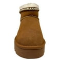 thumbnail image 5 of MEXX Women’s Suede Shearling Winter Booties Size 9 Brown-Cognac Warm Comfort, 5 of 8