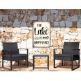 thumbnail image 4 of The Lake Is My Happy Place Sign Retro Vintage Metal Sign Relax Decor for Home Cafe Bar Club Lakehouse Deck Yard Wall Decor Art 8x12 inch, 4 of 13