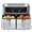 Gray, variant on EDX 9QT Dual Basket Stainless Steel Air Fryer with Digital Sync & Match Cook, 1700W, 10 Presets, 2 Independent Cooking Zones, Shake Reminder, Black