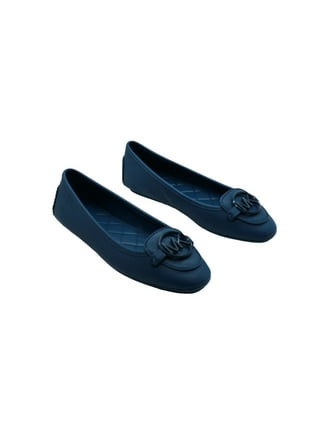 Michael kors navy store blue flat shoes