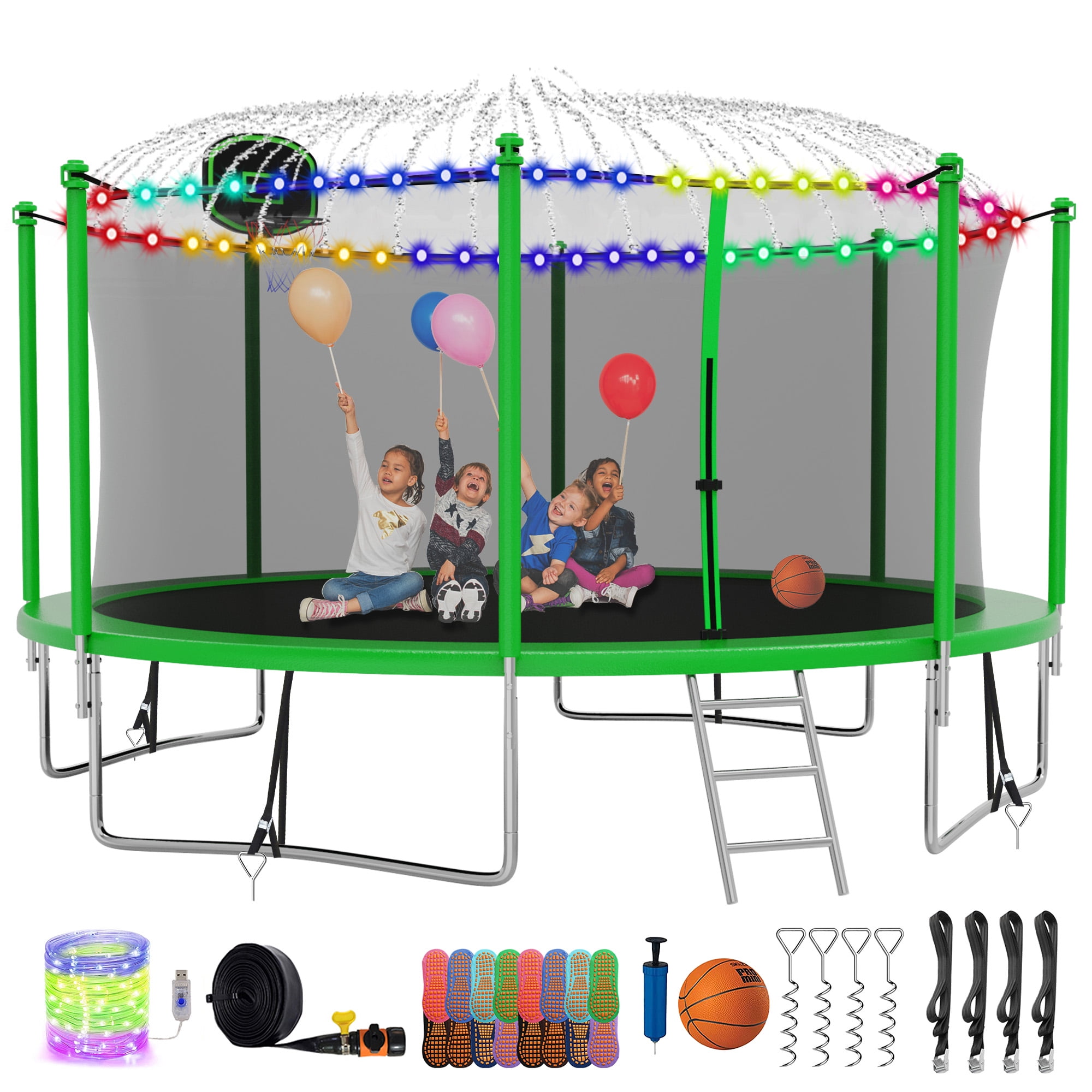 DreamBuck Trampoline for Adults and Kids, 12FT 14FT 15FT 16FT