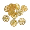 thumbnail image 4 of 12 Juegos De Base Redonda Con Broche Cabujones En dorado Hugo Pin de broche de mujer, 4 of 10