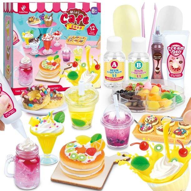 Set de juguetes de comida en miniatura ColoPlay Make Your Food Age de 8 a 13 años