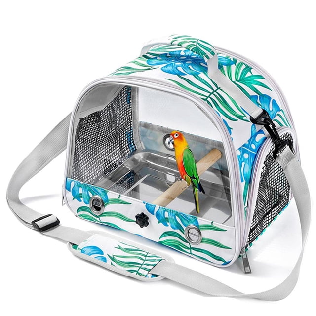 HPDL SHYKNYU Portable Small Pet Backpack Travel Backpack Side Window Foldable Outdoor Rabbit Bird Rat Parakeet Carrier Bag