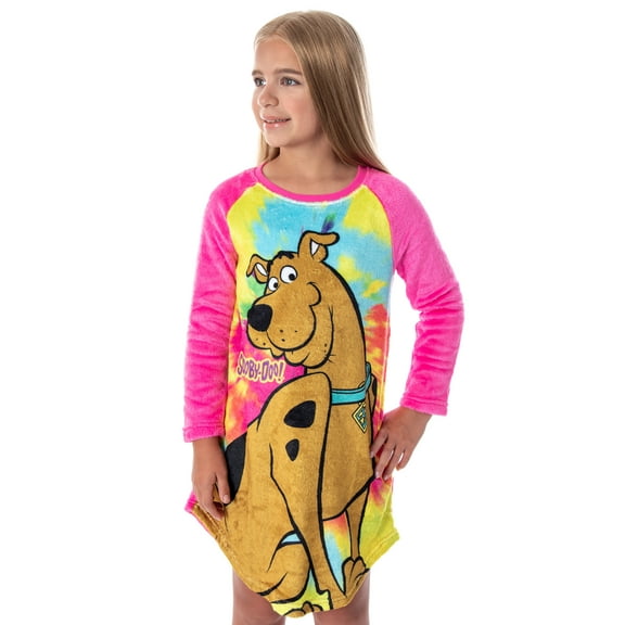 Scooby Doo Girls Tie-Dye Nightgown Pajamas