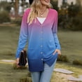 thumbnail image 5 of VISALY Long Cardigans Button Down Cardigans 2025 Fall Fashion Cardigan Lightweight Soft Knit Cardigan Long Sleeve Open Front Coat with Pockets Thin Cardigans Lightweight Cute Cardigans Hot Pink Xxl, 5 of 6