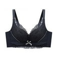 thumbnail image 4 of Bigersell Sleep Bralette Sale Seamless Bras No Underwire Bra Style R1497 V-Neck Full-Coverage Bras Hook and Eye Bra Closure Women Size Bras Comtable Black 5XL, 4 of 4