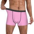 thumbnail image 2 of Kdxio Men's Boxer Briefs with Pink Print - Comfortable and Breathable Underwear for Everyday Wear, 2 of 7