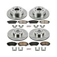 thumbnail image 3 of Power Stop Front and Rear Stock Replacement Brake Pad and Rotor Kit KOE2751, 3 of 8