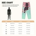 thumbnail image 3 of Fotbe Cats On Broomstick Pantalones de Pijama para Mujer, Pantalones de Dormir, Pantalones Pj con Cordón y Bolsillos-Medium, 3 of 6