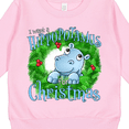 thumbnail image 3 of Inktastic I Want a Hippopotamus for Christmas Toddler Sweatshirt, 3 of 4