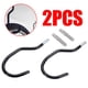 thumbnail image 3 of Bicicleta Soporte de almacenamiento para montaje en pared de bicicleta, 2 uds., gancho colgante para bicicleta MTB (negro) Tmvgtek Accesorios para bicicletas, 3 of 9