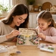 thumbnail image 3 of Pearl Art Kit - DIY Diamond Painting Craft Set for Adults with Canvas, Resin Pearls & Tools, Relaxing 5D Full Drill Wall Decor, Beginner-Friendly Home Project (A), 3 of 5