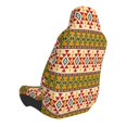 thumbnail image 2 of Wukai Aztec Full Set Car Seat Covers with Soft Padding Universal Auto Front Seats Protector and Cushion Mat, 2 of 5