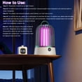 thumbnail image 7 of HIBIBUD 2026 New Bug Zapper Outdoor Indoor Electric Insect Killer Fly Mosquito Trap Light for Patio, Garden, Backyard, Camping, Home, Kitchen, Bedroom, 7 of 7