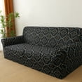 thumbnail image 3 of Dowbom Sofa Cover for 1 2 3 4 Cushion Couch,Printed Sofa Slipcover with Elastic Bottom Furniture Protector Universal Washable Non-slip Spandex Couch Cover for Pets Kids-S(90-140cm)-E, 3 of 8
