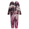thumbnail image 3 of Demon Slayer Nezuko Kids Hooded Jumpsuit Union Suit Onesie One Piece Blanket for Boys Girls, 3 of 7